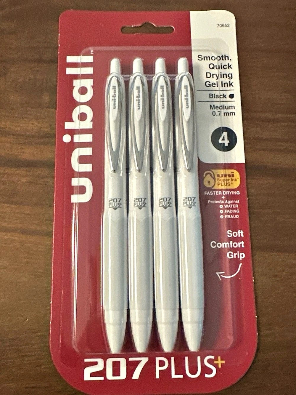 uni-ball 207 PLUS+ + Black 0.7 mm Gel Ink Pens NWT